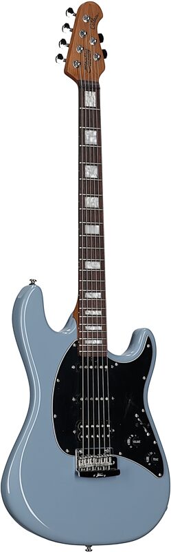 Sterling by Music Man Cutlass CT50 Plus Electric Guitar, Aqua Grey, Body Left Front