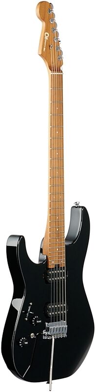 Charvel Pro-Mod DK24 HH 2PT CM Electric Guitar, Left-Handed, Gloss Black, Body Left Front