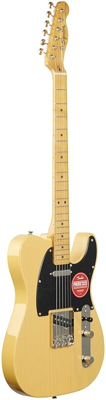 Squier Classic Vibe '50s Telecaster Electric Guitar, Butterscotch Blonde, Body Left Front