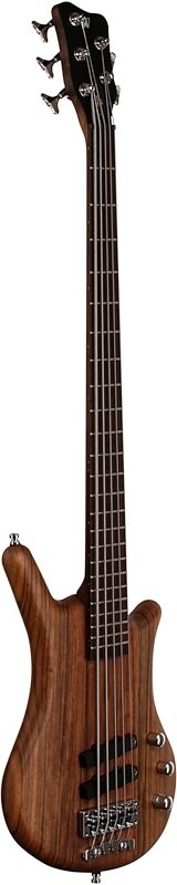 Warwick GPS German Pro Series Thumb BO 5 Electric Bass, 5-String (with Gig Bag), Natural, Body Left Front