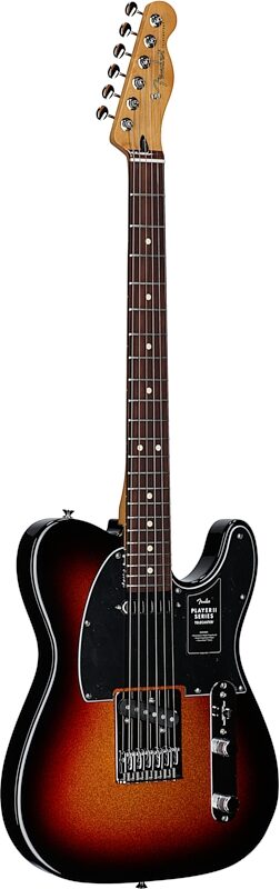 Fender Player II Telecaster Electric Guitar, with Rosewood Fingerboard, Sparkle 3-Tone Sunburst, Body Left Front