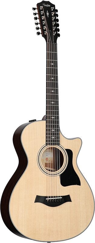 Taylor 352ce 12 Fret 12-String Acoustic-Electric Guitar (with Case), New, Body Left Front