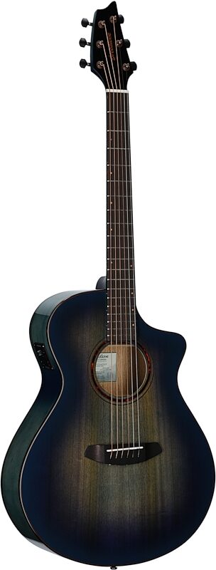 Breedlove Pursuit Exotic S Concert CE Myrtlewood Acoustic-Electric Guitar, Blue Eyes, B-Stock, Body Left Front