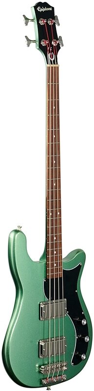 Epiphone Embassy Pro Electric Bass, Wanderlust Green Metallic, Body Left Front