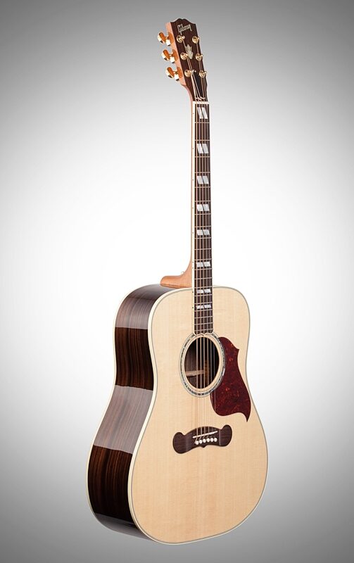 Gibson Songwriter Acoustic-Electric Guitar (with Case), Antique Natural, Body Left Front