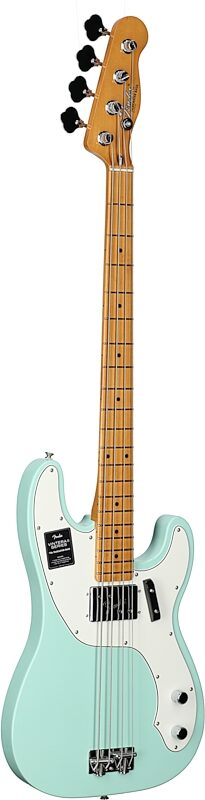 Fender Vintera II '70s Telecaster Electric Bass, Maple Fingerboard (with Gig Bag), Surf Green, Body Left Front