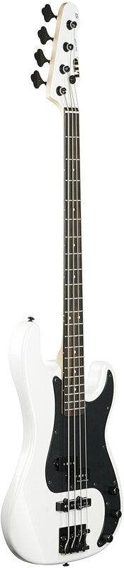 ESP LTD Surveyor 87 Electric Bass, Pearl White, Body Left Front