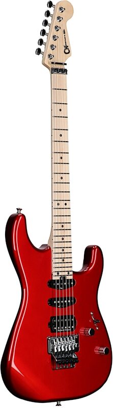 Charvel MJ San Dimas Style 1 HSS Electric Guitar, Metallic Red, Body Left Front