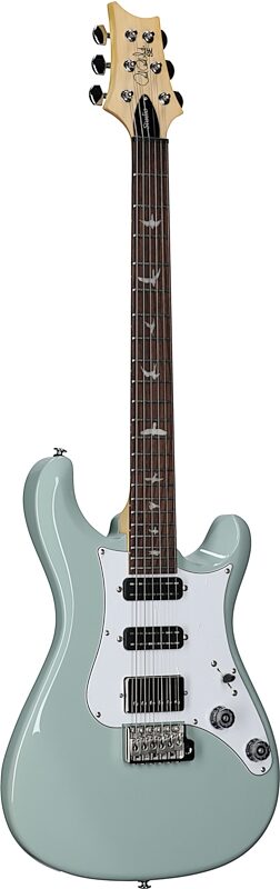 PRS Paul Reed Smith SE Studio Standard Electric Guitar, Rosewood Fingerboard (with Gig Bag), Silvertone Gray, Body Left Front