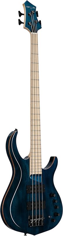 Sire Marcus Miller M2 Electric Bass, 4-String, Transparent Blue, Body Left Front