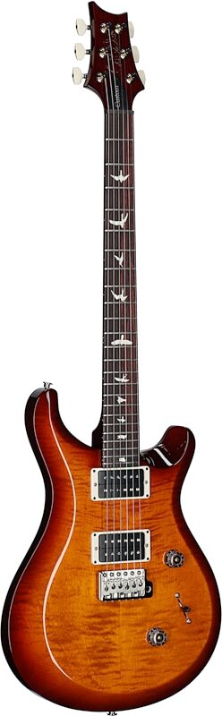 PRS Paul Reed Smith S2 Custom Color 24 Electric Guitar (with Gig Bag), Dark Cherry Sunburst, Body Left Front