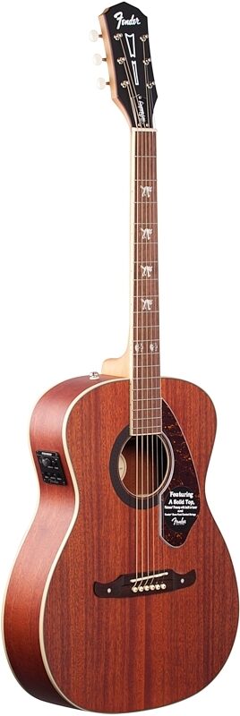 Fender Tim Armstrong Hellcat Acoustic-Electric Guitar, Natural, Body Left Front