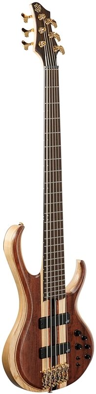Ibanez BTB1836 Premium Electric Bass, 6-String (with Gig Bag), Natural Shadow, Blemished, Body Left Front