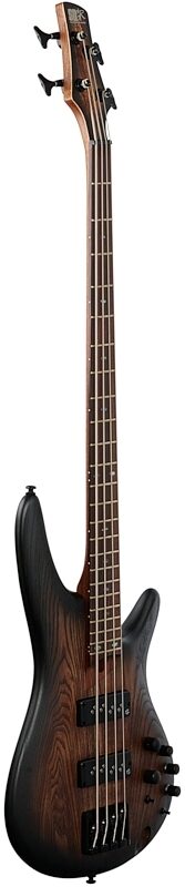 Ibanez SR600E Electric Bass, Antique Brown Stained Burst, Body Left Front