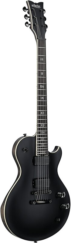 Schecter Solo II SLS Elite Evil Twin Electric Guitar, Satin Black, Body Left Front
