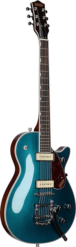 Gretsch G5210T-P90 Electromatic Jet Two 90 Single-Cut Electric Guitar, Petrol, Body Left Front