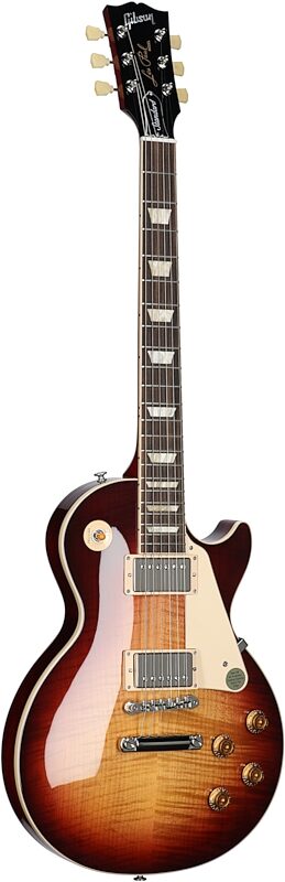 Gibson Les Paul Standard '50s AAA Top Electric Guitar (with Case), Bourbon Burst, Blemished, Body Left Front