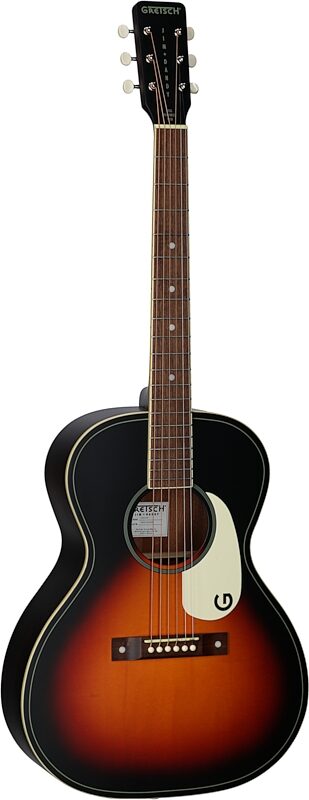 Gretsch Jim Dandy Concert Acoustic Guitar, Rex Burst, Body Left Front