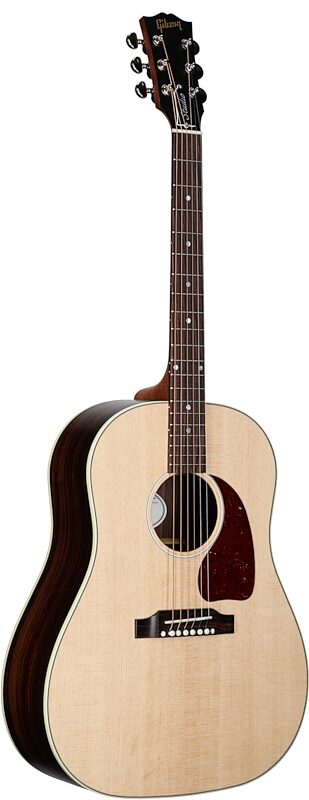 Gibson J-45 Studio Rosewood Acoustic-Electric Guitar (with Case), Satin Natural, Body Left Front