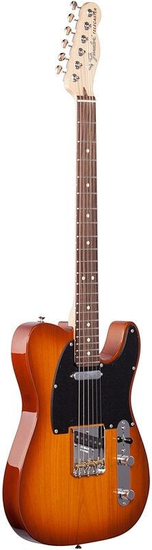 Fender American Performer Telecaster Electric Guitar, Rosewood Fingerboard (with Gig Bag), Honeyburst, Body Left Front