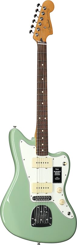 Fender Player II Jazzmaster Electric Guitar, with Rosewood Fingerboard, Birch Green, Body Left Front