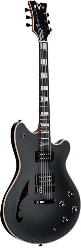 EVH Eddie Van Halen SA-126 Special Electric Guitar (with Case), Black, Body Left Front