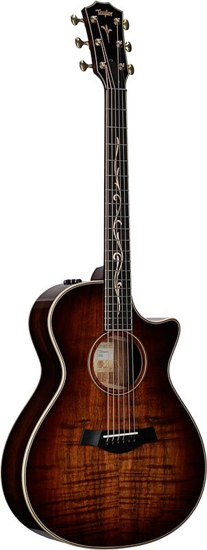 Taylor K22ce Grand Concert Acoustic-Electric Guitar (with Case), New, Body Left Front