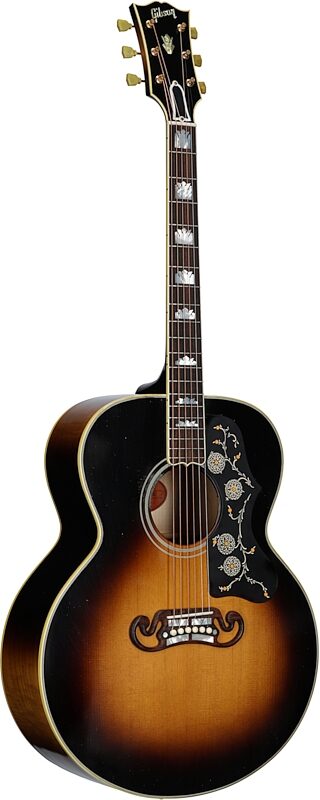 Gibson Custom Shop Murphy Lab 1957 SJ-200 Jumbo Acoustic Flat Top Guitar (with Case), Light Aged Vintage Sunburst, Body Left Front