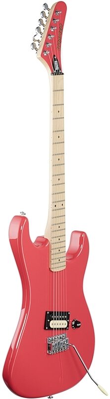 Kramer Baretta Special Electric Guitar, with Maple Fingerboard, Ruby Red, Body Left Front