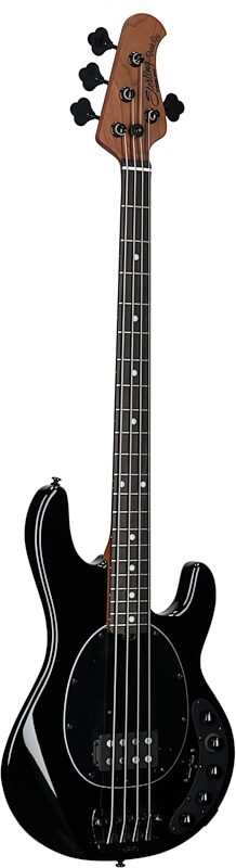 Sterling by Music Man DarkRay Electric Bass (with Gig Bag), Black, Body Left Front