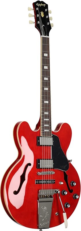 Epiphone Joe Bonamassa 1962 ES-335 Limited Edition Electric Guitar (with Case), 60s Cherry, Body Left Front