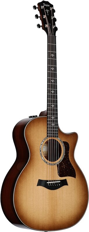 Taylor 514ce Grand Auditorium Acoustic-Electric Guitar (with Case), Urban IronBark, Body Left Front