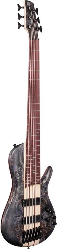 Ibanez SRSC806 Bass Workshop Electric Bass, 6-String, Deep Twilight, Body Left Front