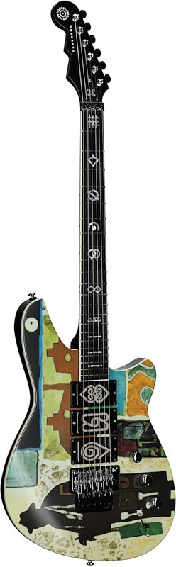 Reverend Vernon Reid Signature Totem Electric Guitar, Mystery Tramp, Body Left Front