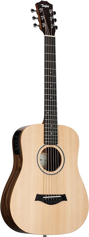 Taylor BT1e Baby Taylor Acoustic-Electric Guitar (with Gig Bag), 3/4-Size, Body Left Front
