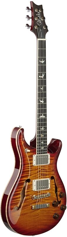 PRS Paul Reed Smith McCarty 594 Hollowbody II Electric Guitar, Dark Cherry Burst, Body Left Front