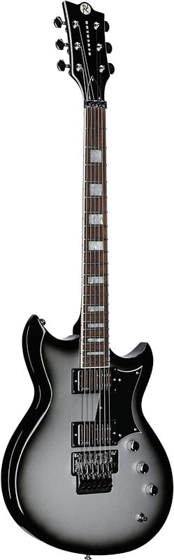 Reverend Bob Balch Signature FR Electric Guitar, Silver Burst, Body Left Front