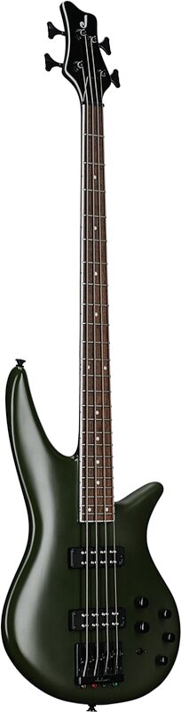 Jackson X Series Spectra SBX IV Electric Bass, Matte Army Drab, Body Left Front