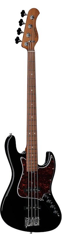 Sadowsky MetroExpress 21-Fret Vintage J/J Electric Bass, with Morado Fingerboard (with Gig Bag), Black, Body Left Front