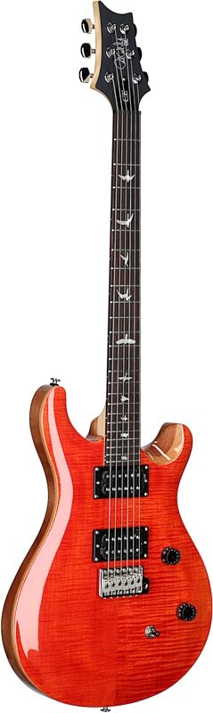 PRS Paul Reed Smith SE CE 24 Electric Guitar (with Gig Bag), Blood Orange, Blemished, Body Left Front
