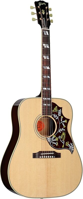 Gibson Hummingbird Original Acoustic-Electric Guitar (with Case), Antique Natural, Body Left Front