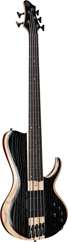 Ibanez BTB865SC Electric Bass, Weathered Black Low Gloss, Body Left Front