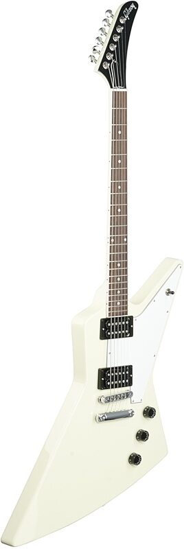 Gibson '70s Explorer Electric Guitar (with Case), Classic White, Body Left Front