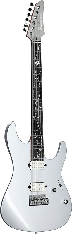 Ibanez TOD10 Tim Henson Electric Guitar (with Gig Bag), Classic Silver, Blemished, Body Left Front