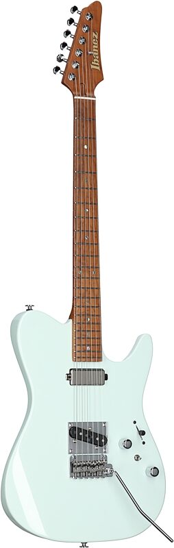 Ibanez Prestige AZS2200 Electric Guitar (with Case), Mint Green, Body Left Front