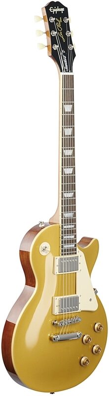 Epiphone Les Paul Standard 50s Electric Guitar, Metallic Gold, Body Left Front