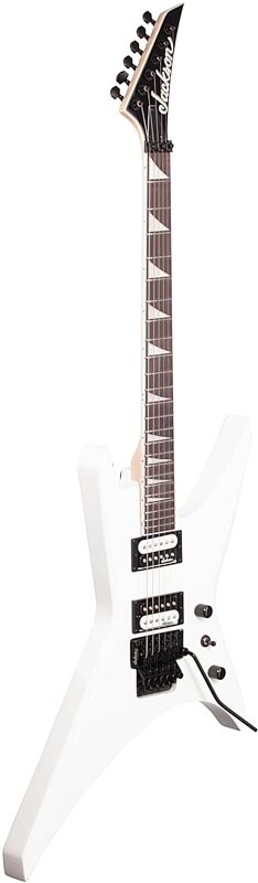 Jackson JS Series Warrior JS32 Electric Guitar, Amaranth Fingerboard, Snow White, Body Left Front