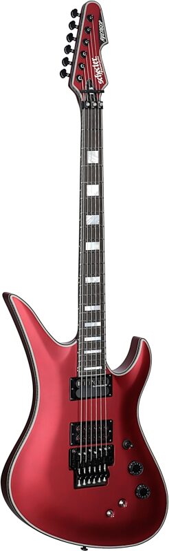 Schecter Avenger FR-S Special Edition Electric Guitar, Satin Candy Apple Red, Body Left Front