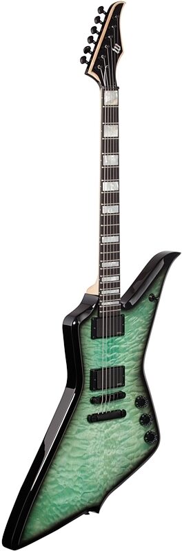 Wylde Audio Blood Eagle Nordic Ice Electric Guitar, Scratch and Dent, Body Left Front