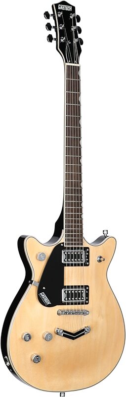 Gretsch G5222-LH Electromatic Double Jet BT Electric Guitar, Left-Handed, Natural, Body Left Front